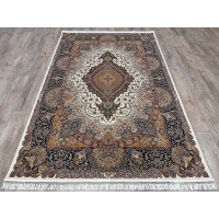 Иранский ковер Farahan 3824 Крем-черный
